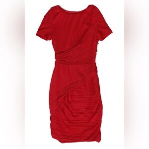 Halston Heritage Ruched Body Con Dress NWOT
